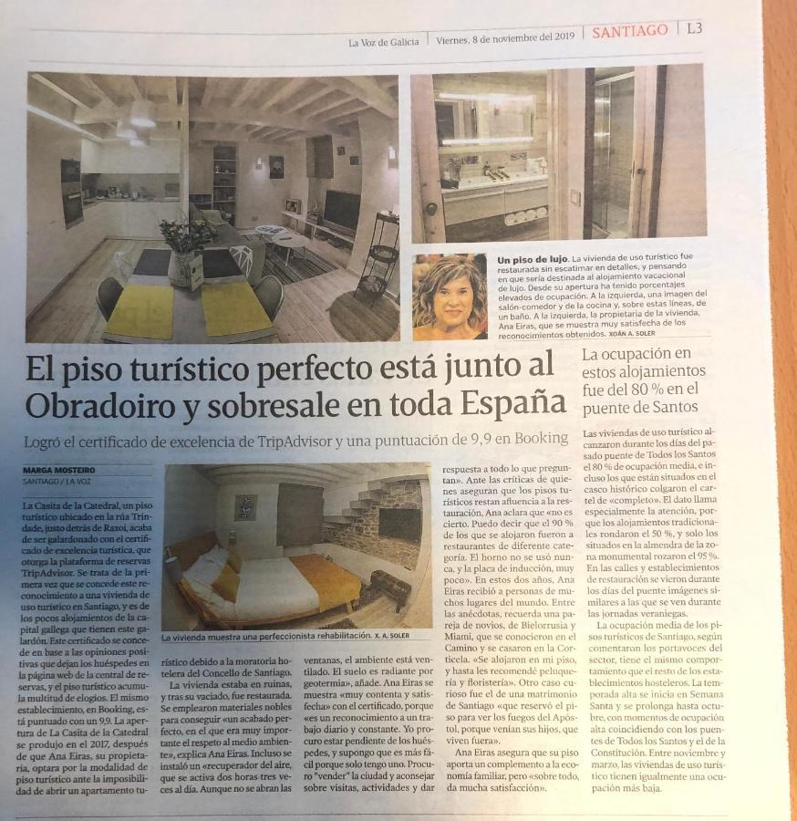 Appartamento La Casita De La Catedral San Giacomo di Compostella Esterno foto
